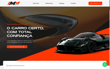 Landing Page da MM Auto
